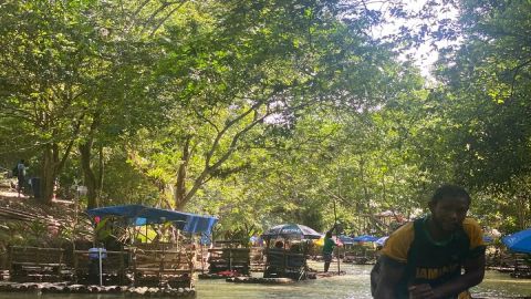 Great River Bamboo Rafting at Lethe from Montego Bay 