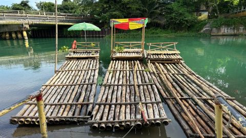 Great River Bamboo Rafting Adventure with Shopping