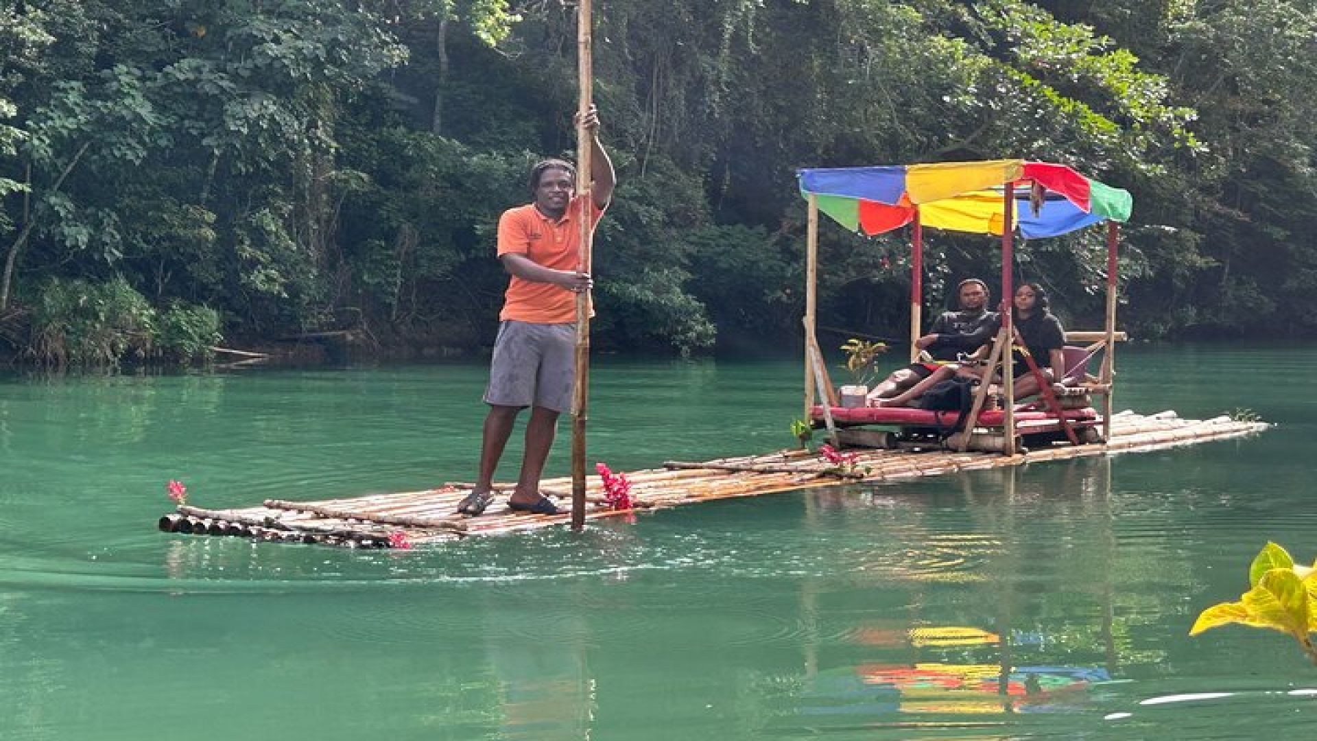 Great River Bamboo Rafting Adventure with Shopping