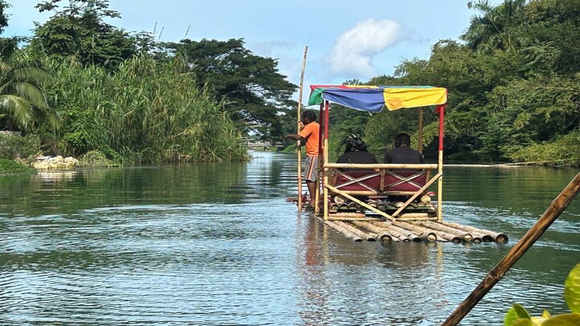 Great River Bamboo Rafting Adventure with Shopping
