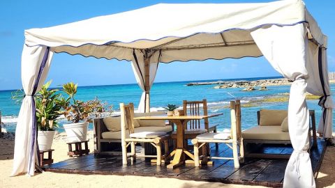 VIP Oceanfront Cabana at Bamboo Beach Club from Montego Bay