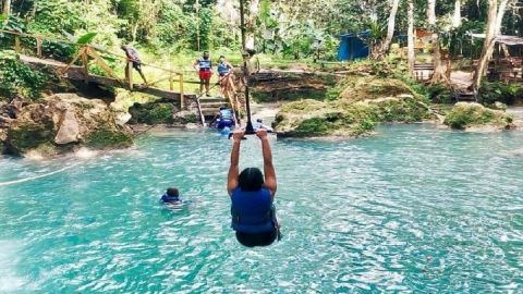 Irie Blue Hole and Secret Falls Adventure Tour from Runaway Bay