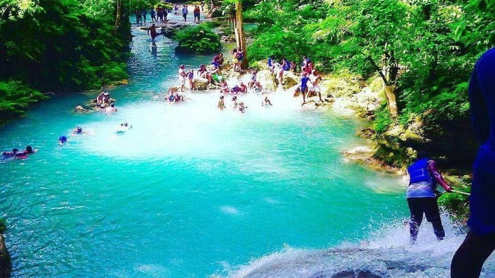 Irie Blue Hole & River Tubing Adventure Tour from Falmouth