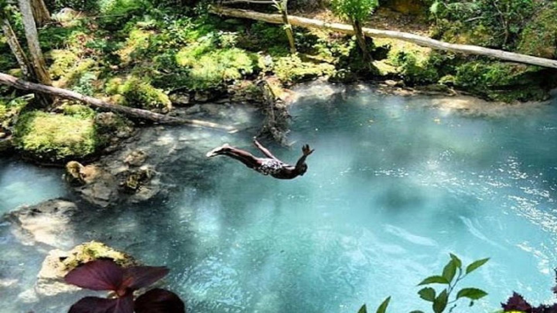 Irie Blue Hole Adventure Tour from Kingston