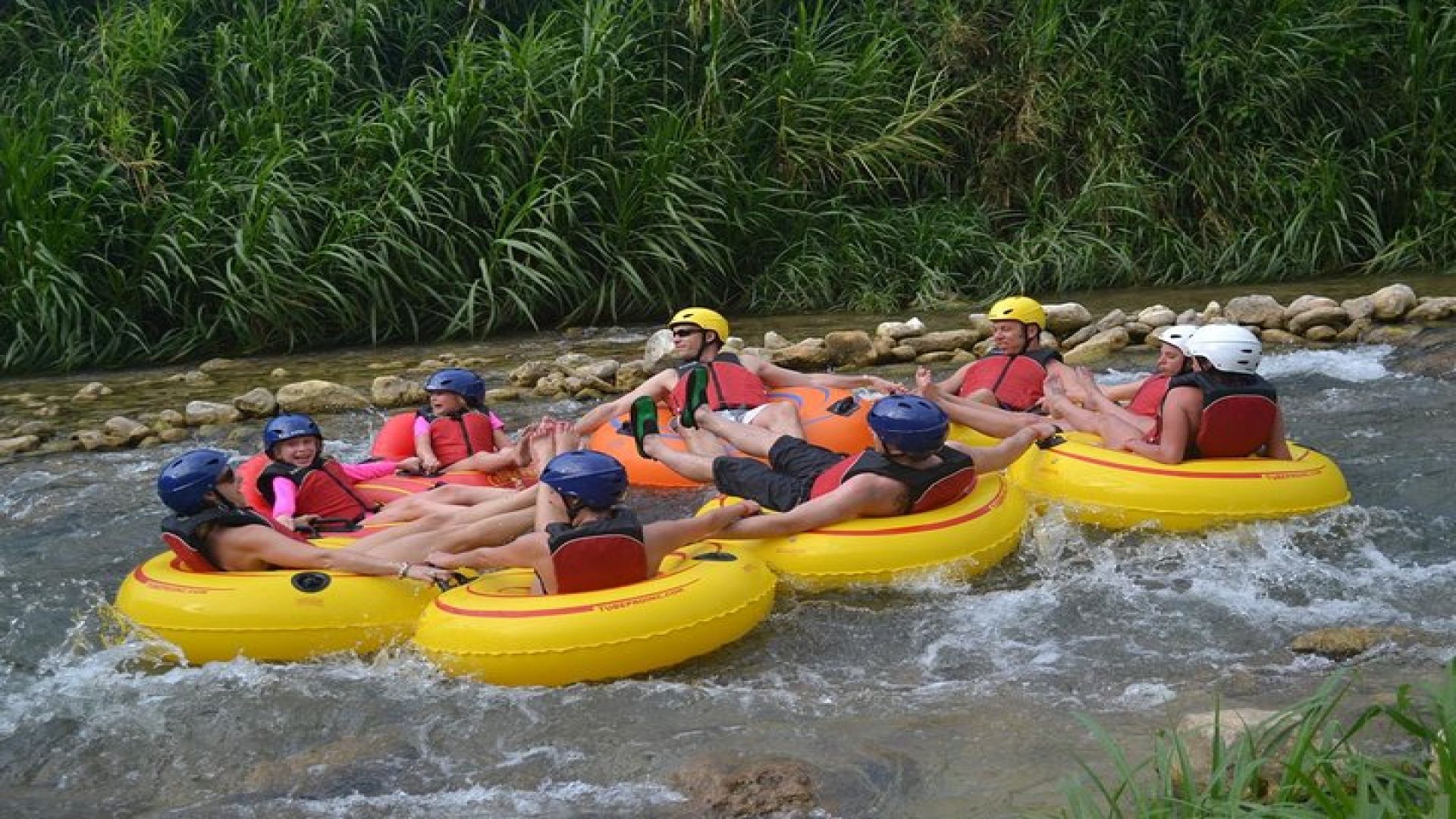 Dunn\'s River Falls & Jungle River Tubing Adventure Tour from Falmouth