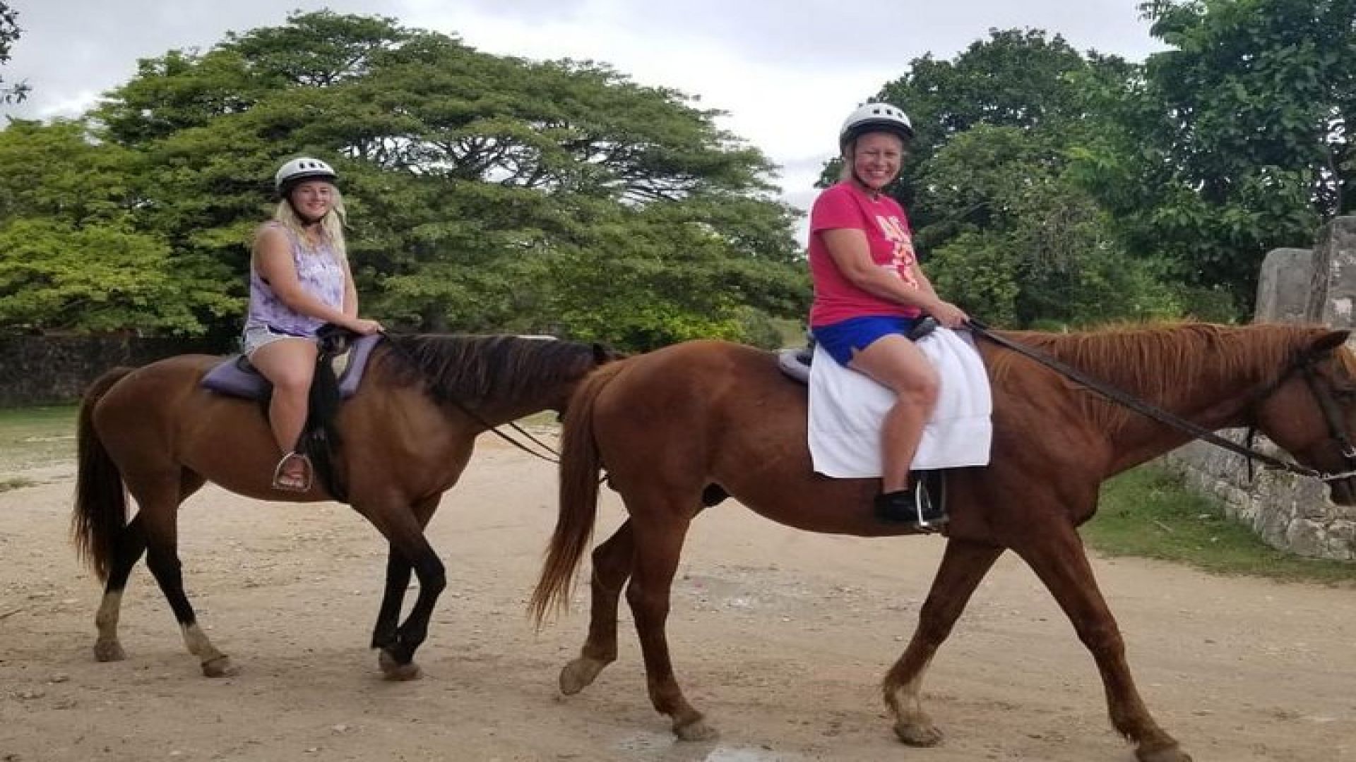 Irie Blue Hole + Horseback Ride & Swim Adventure from Ocho Rios