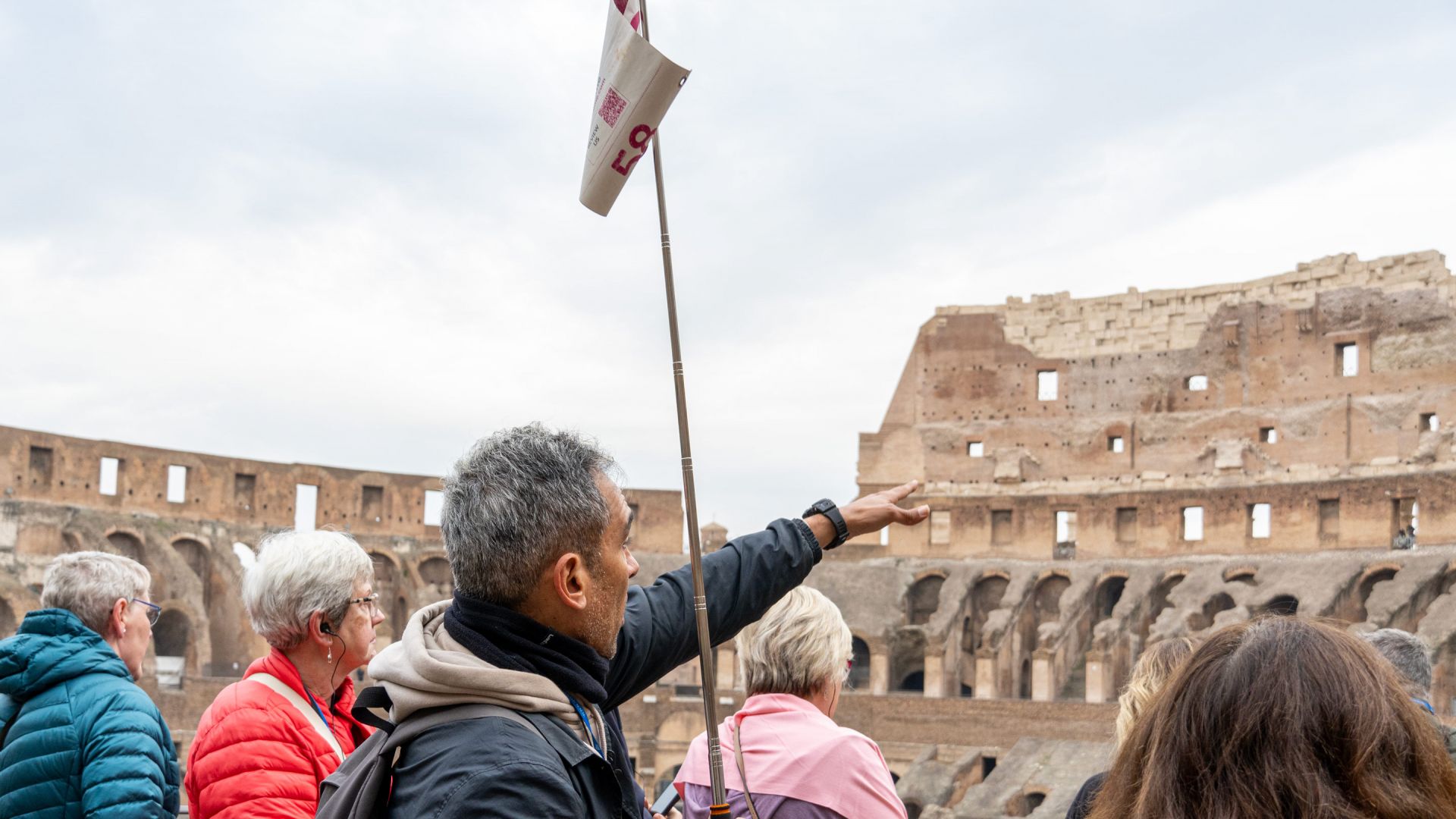 Morning: Colosseum, Roman Forum and Palatine Hill with Hotel pick-up