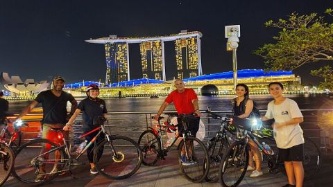 Singapore Marina Bay Night Bicycle Tour