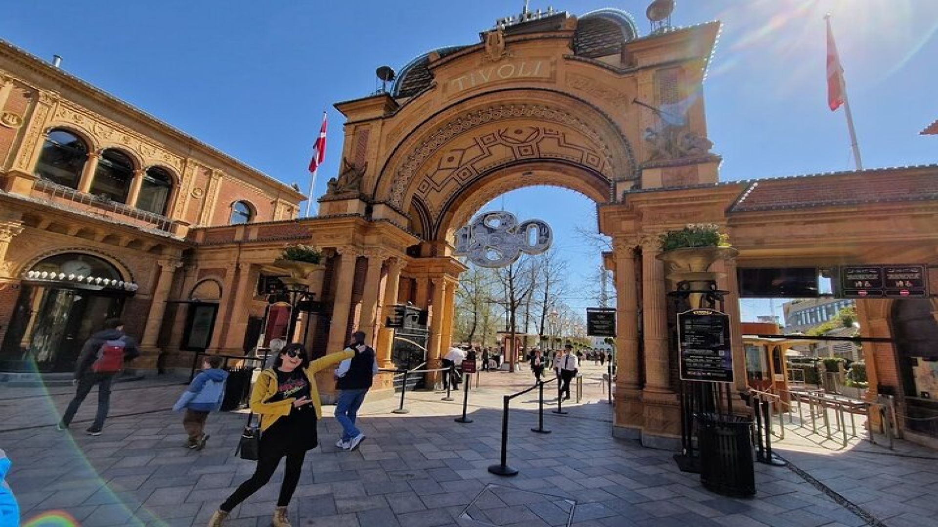 Tivoli Gardens Copenhagen Entrance with Ride Pass Combo