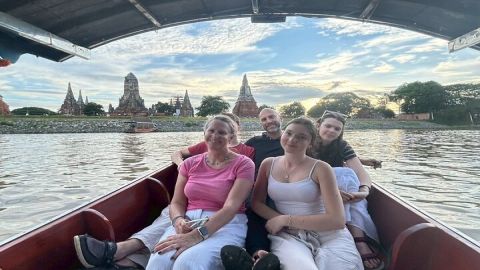 Ayutthaya World Heritage Temples & Sunset Cruise Private Tour 