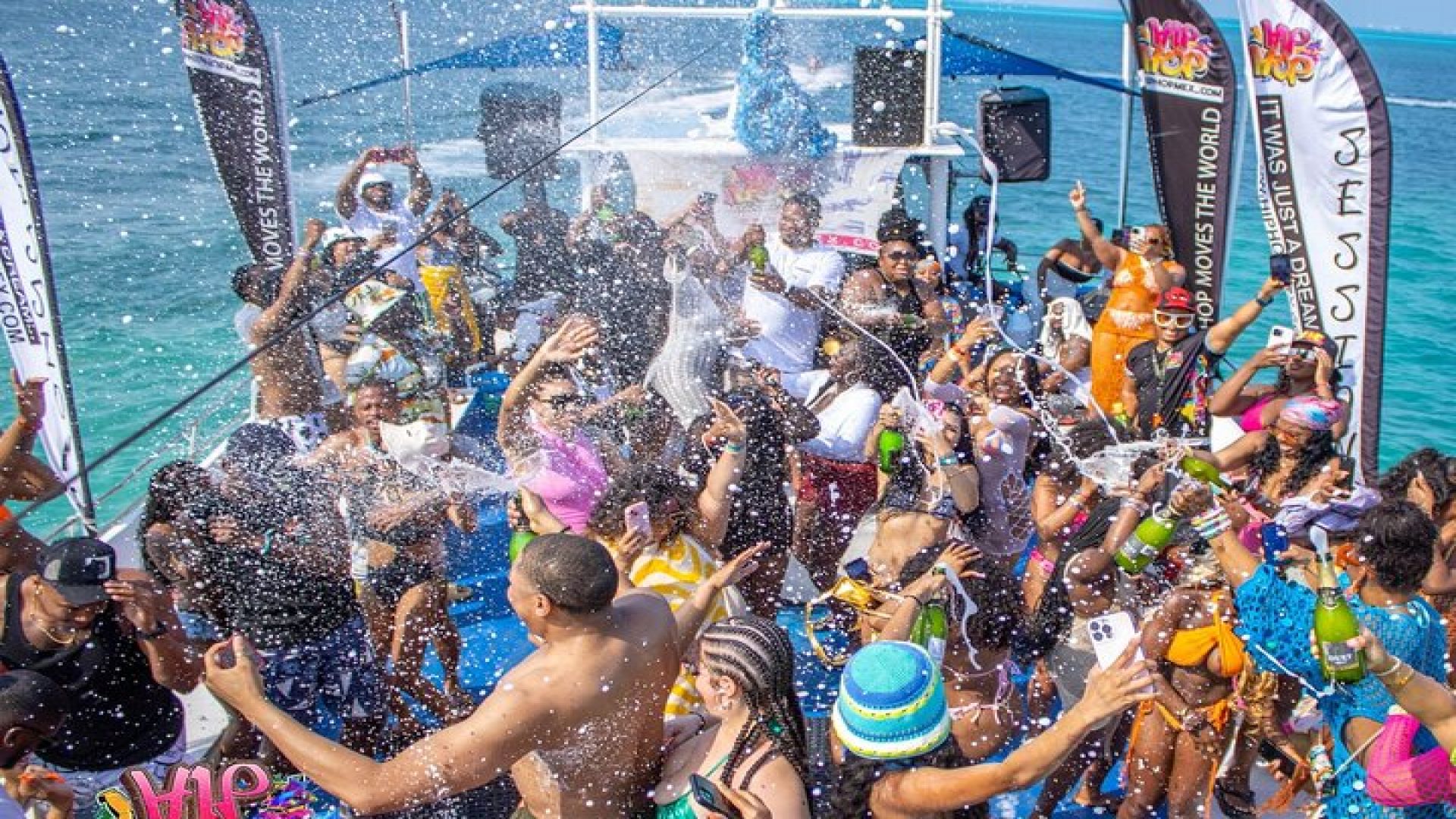 Adults only Hip Hop Sessions Boat Party Cancun 