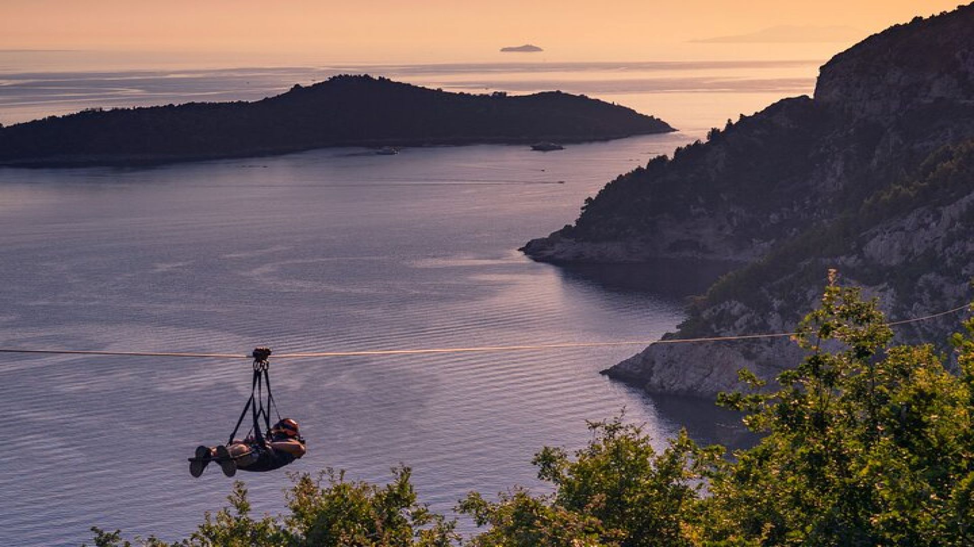 900-Meter Ziplining in Dubrovnik 