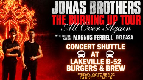 Jonas Brothers Concert Shuttle at Grand Casino Arena (from Lakeville)