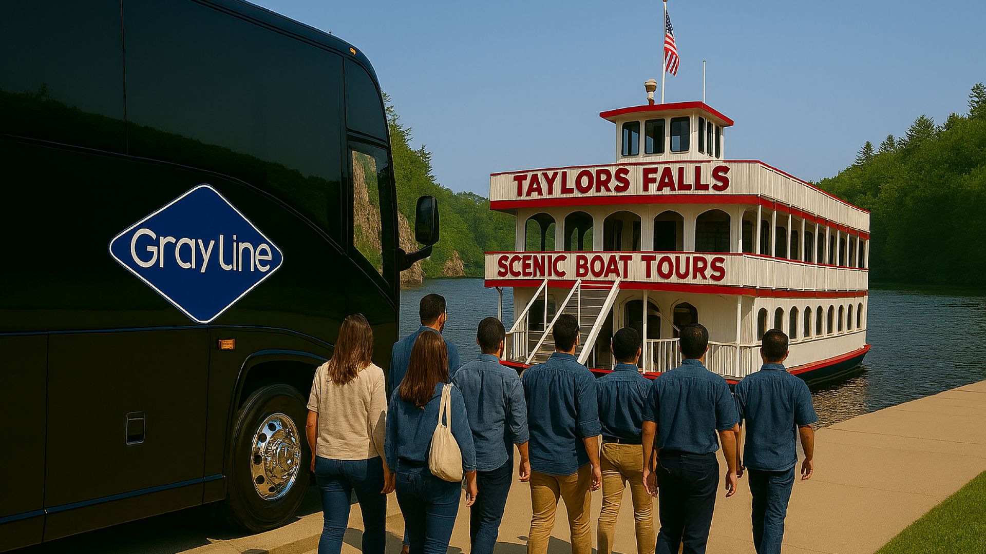 Gray Line Chicago Lakes Area/Taylors Falls Tour (7 hours)