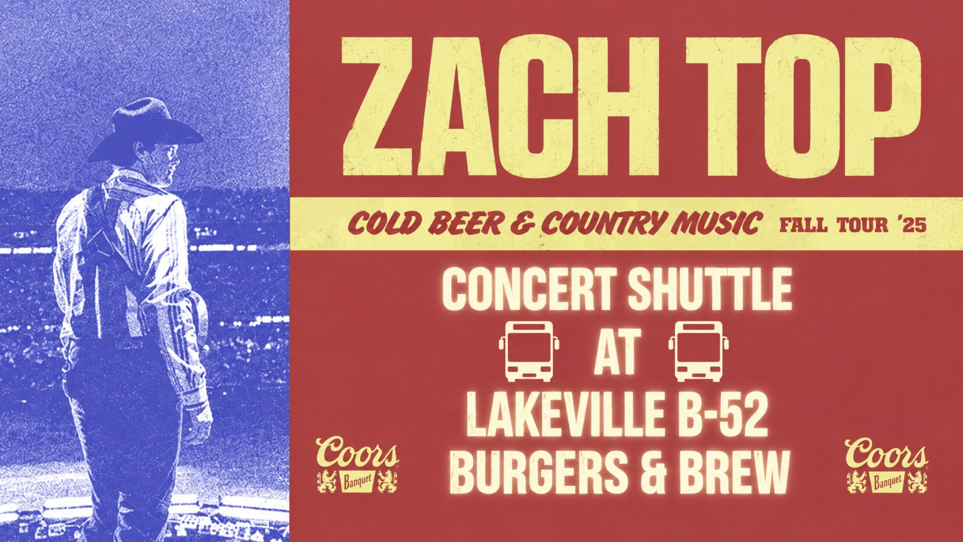 Zach Top Concert Shuttle at Grand Casino Arena (from Lakeville)