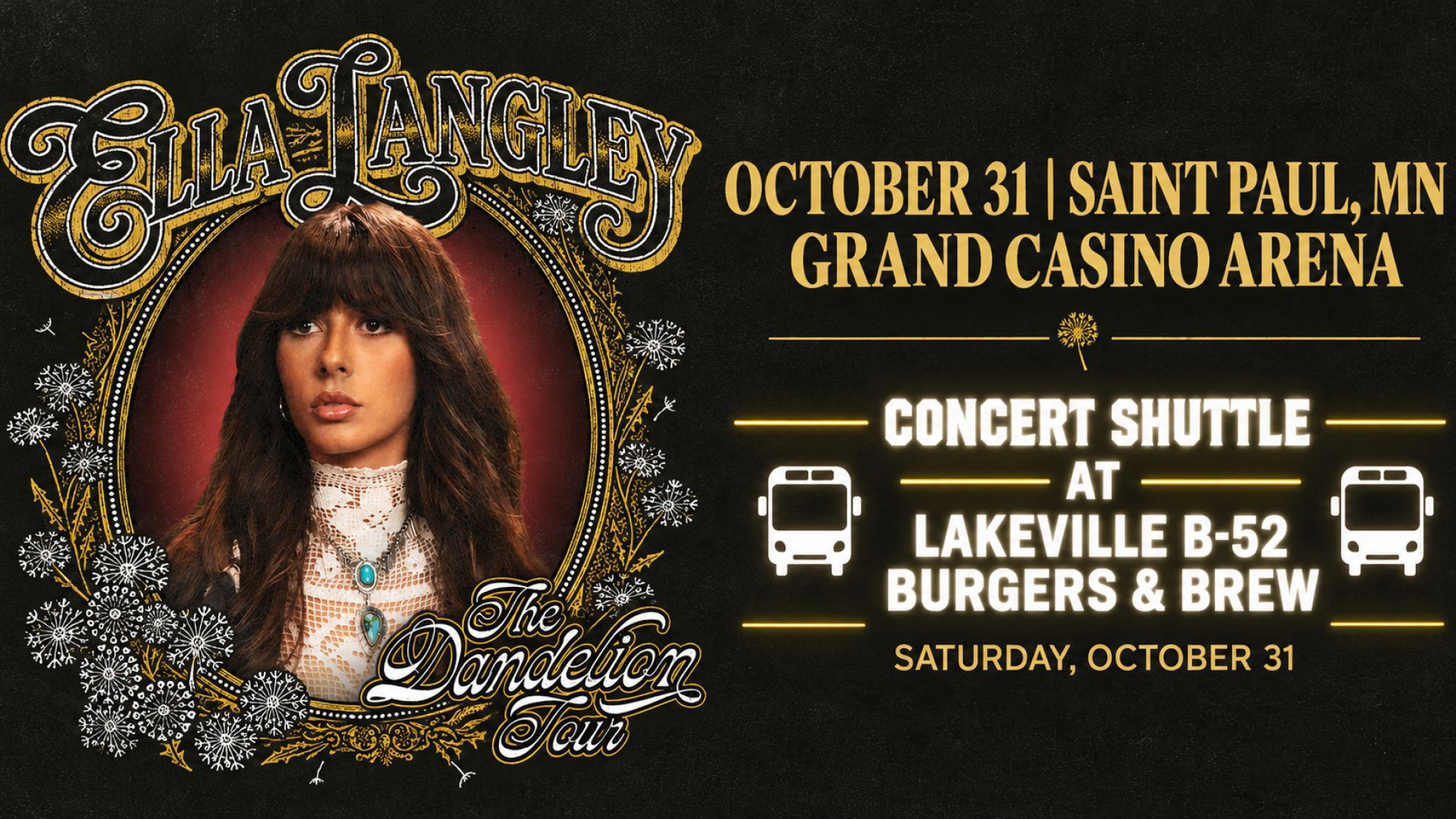 Ella Langley Concert Shuttle at Grand Casino Arena (from Lakeville)