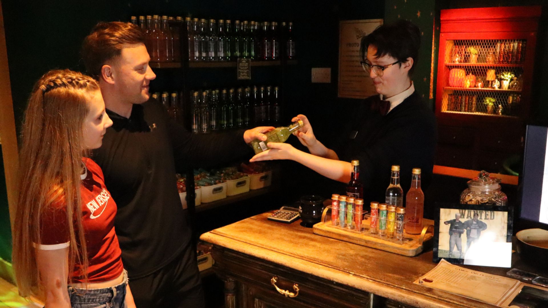 Hole In Wand drinking potions