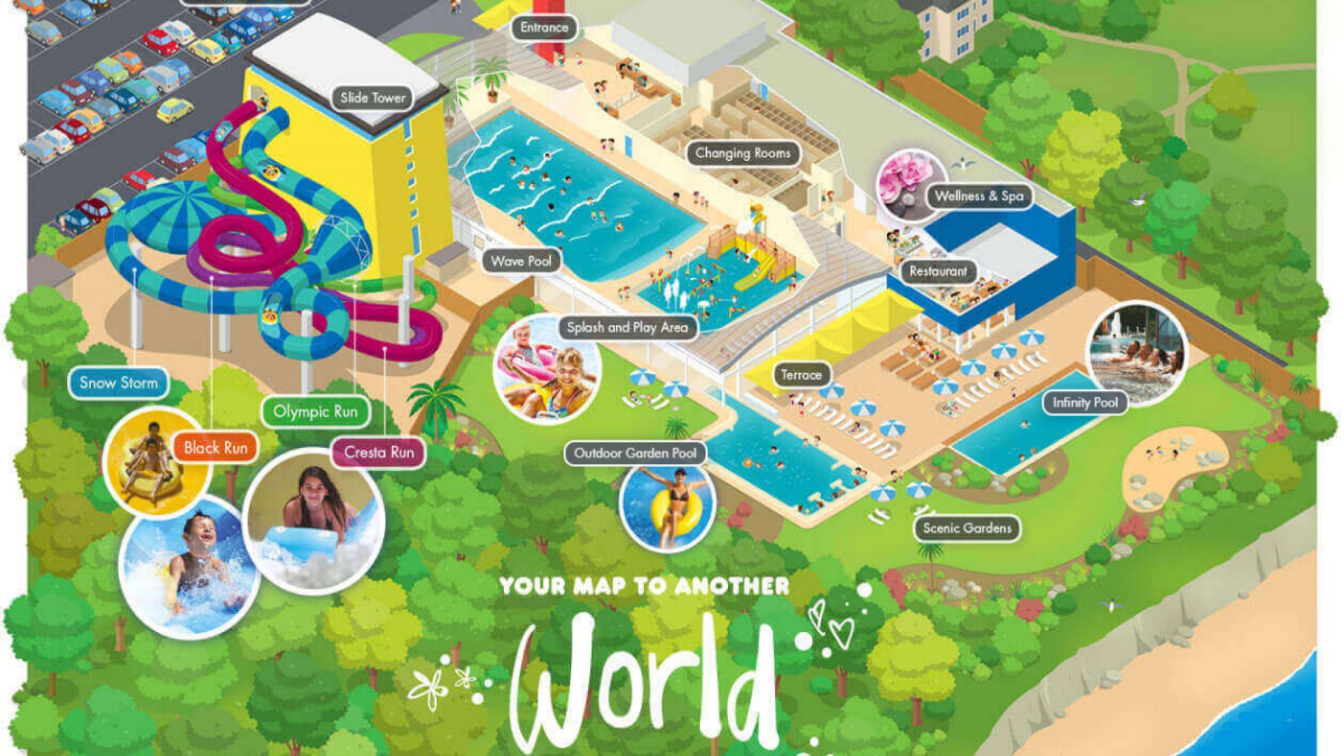 Alpamare map