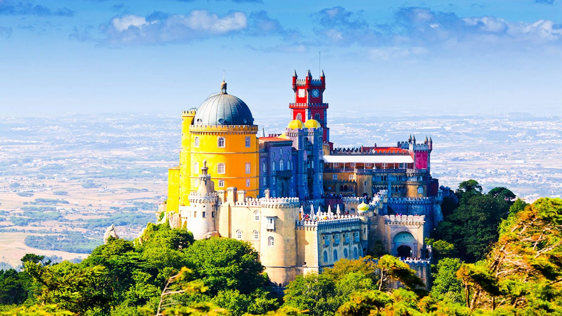 Full-Day Tour of Sintra, Pena Palace, Cabo da Roca & Cascais from Lisbon with Lunch