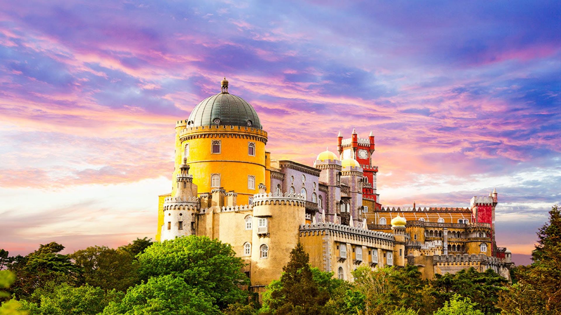 Full-Day Tour of Sintra, Pena Palace, Cabo da Roca & Cascais from Lisbon with Lunch