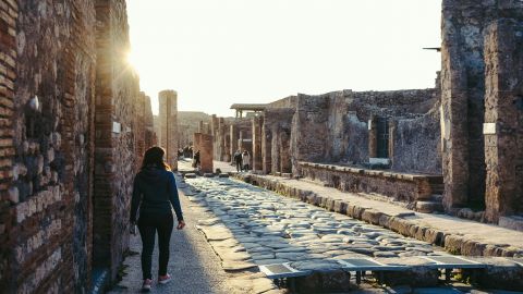 From Naples: Pompeii Pompeii Entry Tickets with Shuttle Transfers