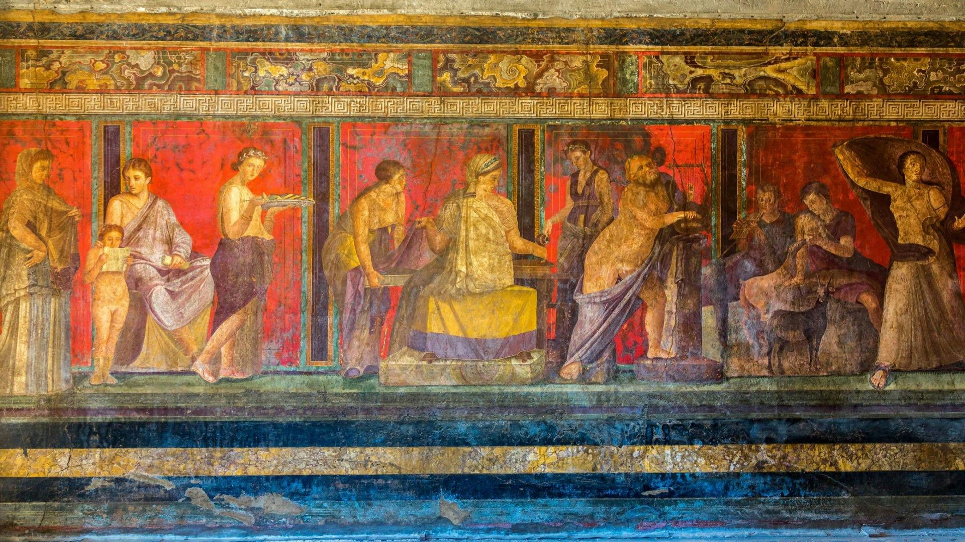 From Naples: Pompeii Pompeii Entry Tickets with Shuttle Transfers