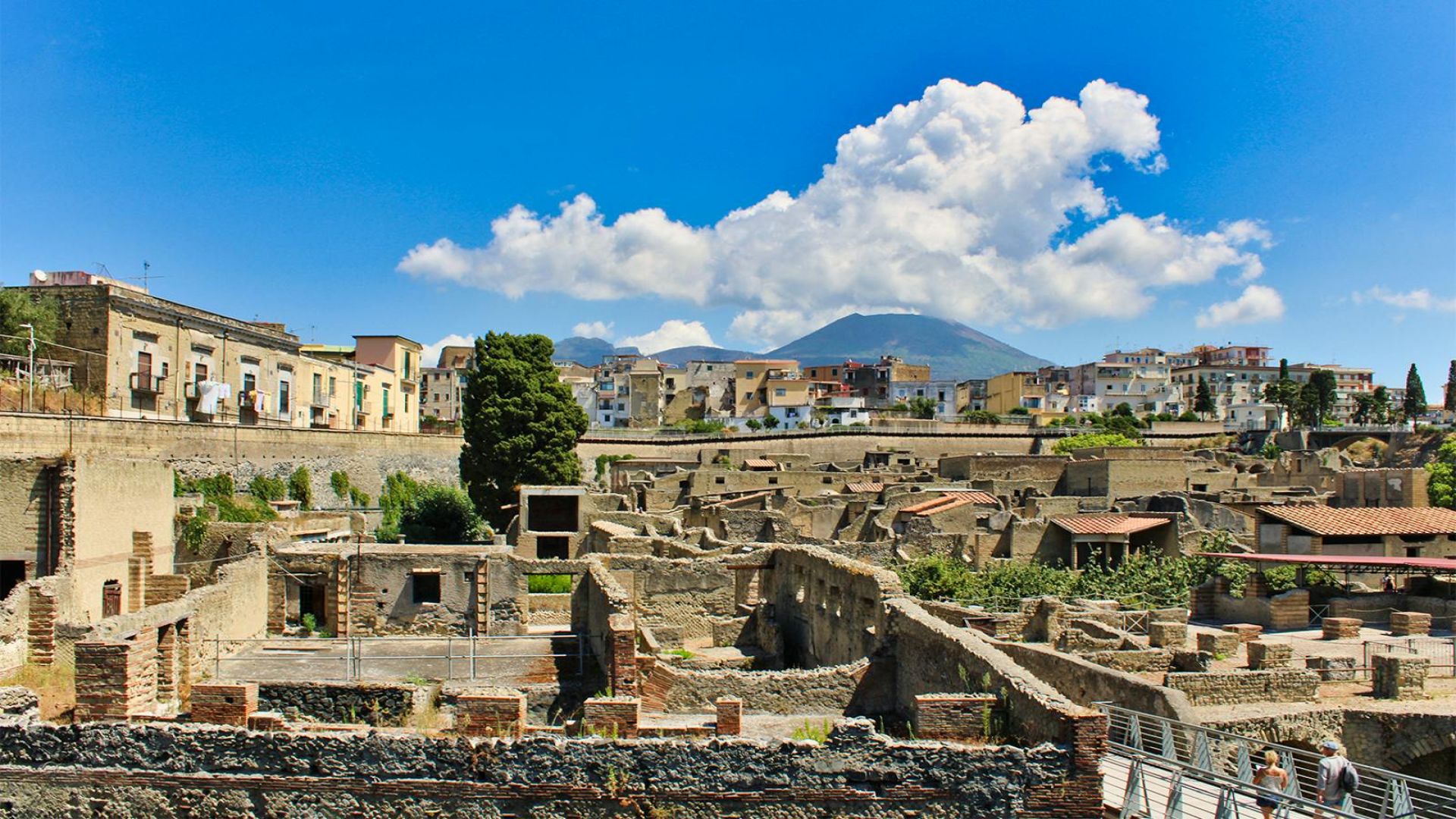 Pompeii, Herculaneum & Vesuvius Access with Round-Trip Transfers