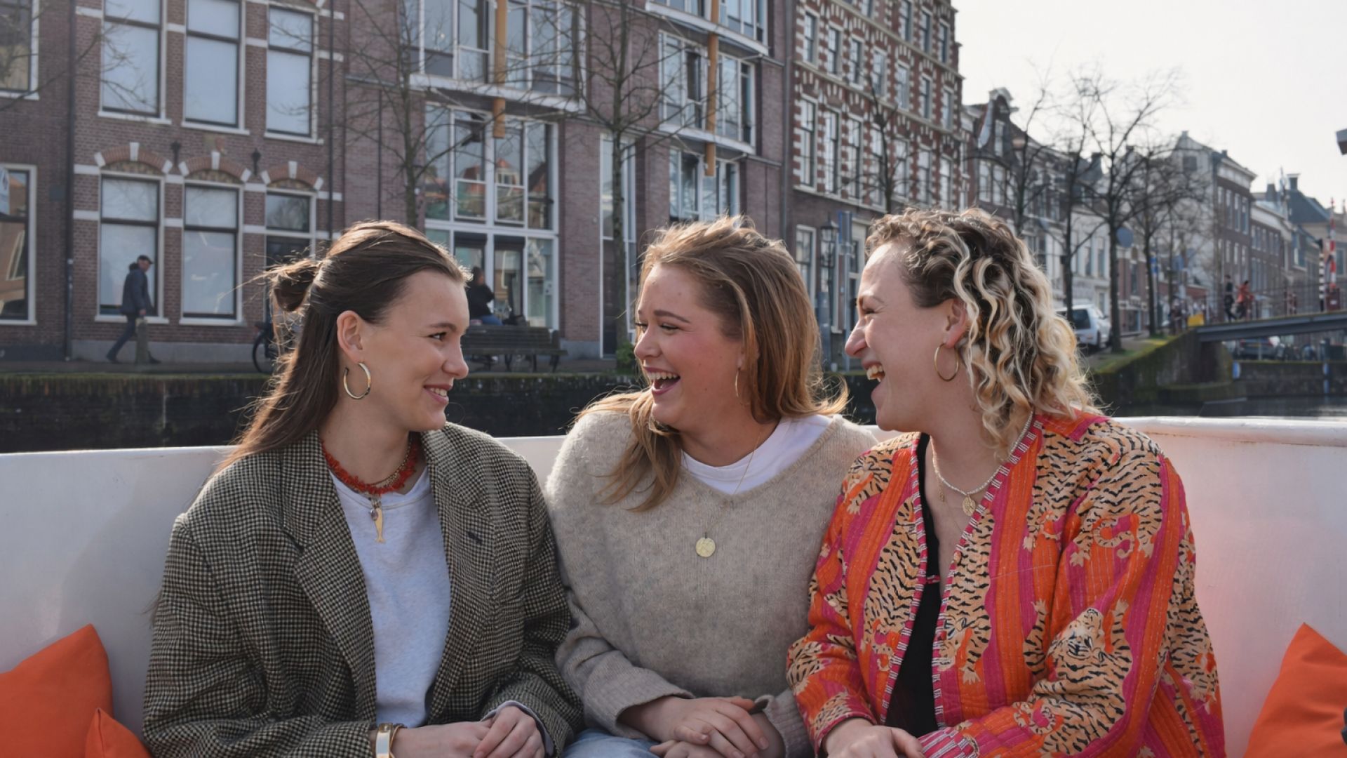 Rondvaart Haarlem centrum in open boot
