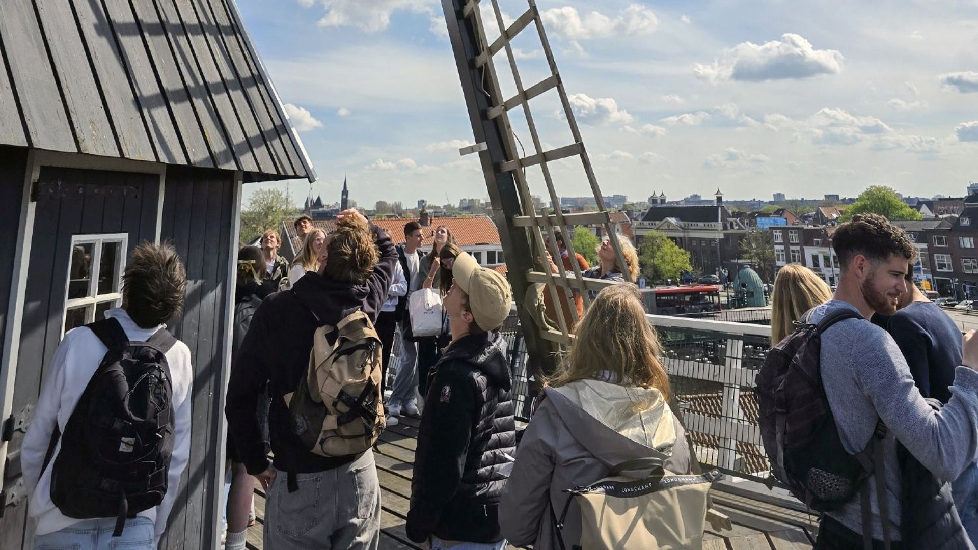 Haarlem molenrondvaart & bezoek Molen de Adriaan