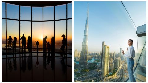 At The Top Burj Khalifa - Sky Levels + Address Sky views Combo Prime Time 