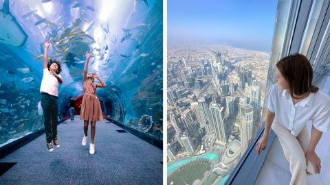 At The Top, Burj Khalifa SILVER and Dubai Aquarium