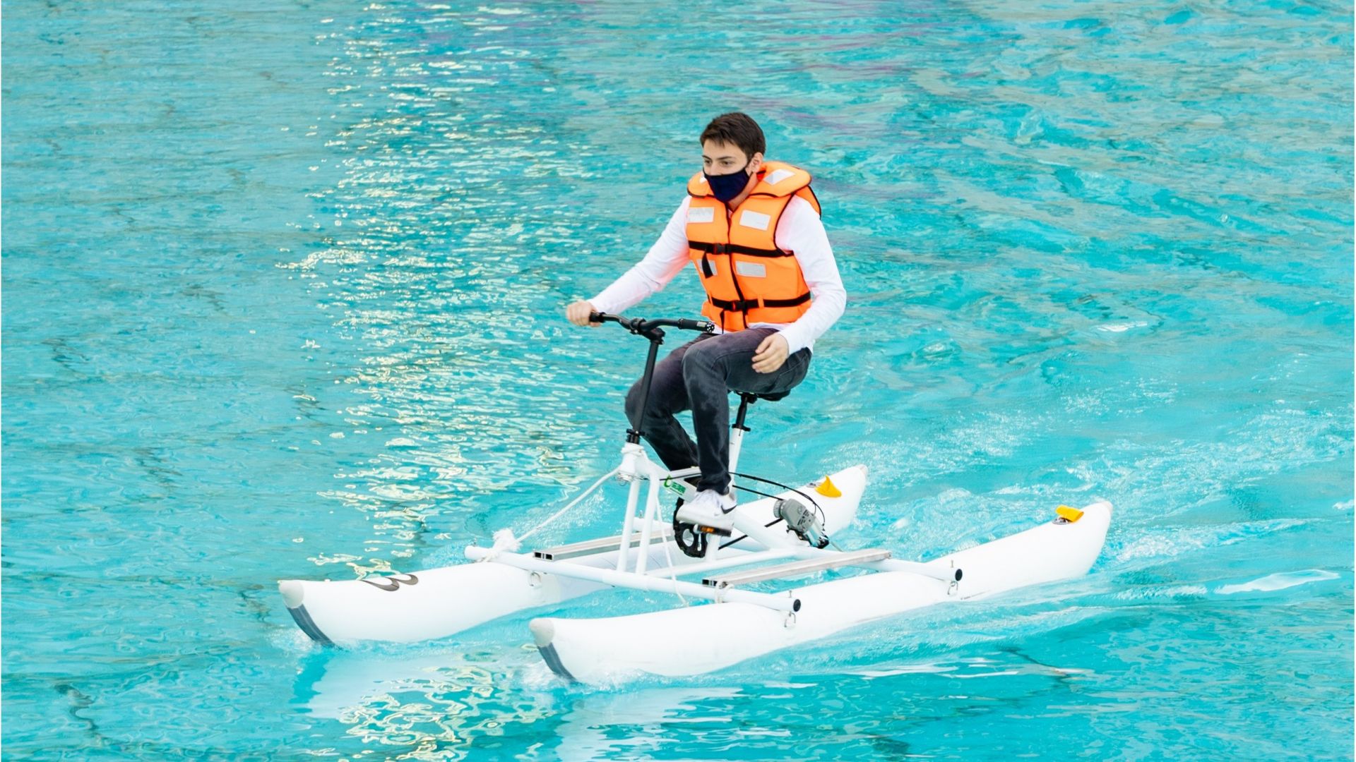 Water Bike Ride in Dubai Price & Offers at Dubai Fountains