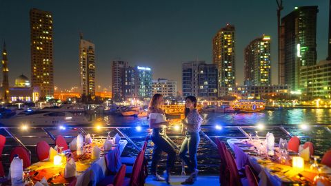 Tour Dubai - New Year's Eve Marina Dinner Dhow Cruise - 5 star catering