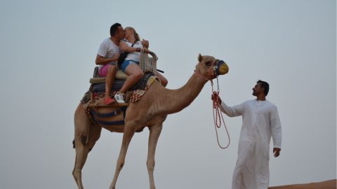 Camel Trekking at Ras Al Khaimah Bedouin Oasis Camp with transfers in Ras Al Khaimah (Min 2 pax) 