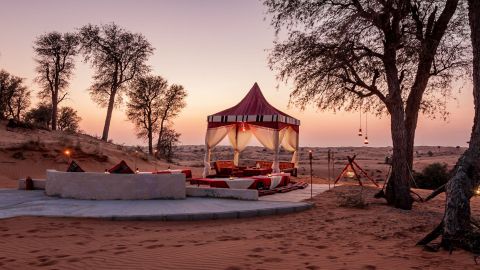 Private Romantic Dinner in the Desert from Ras Al Khaimah for Two People