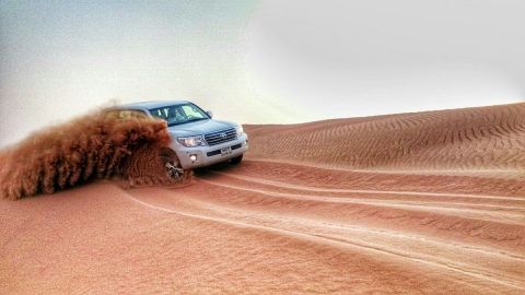 Desert Safari in Ras Al Khaimah: Pickup from Fujairah hotels (Minimum 4 pax)