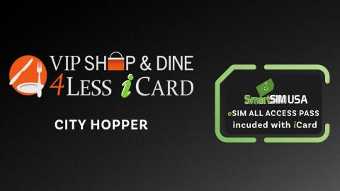 Orlando VIP Shop & Dine 4Less Card City Hopper